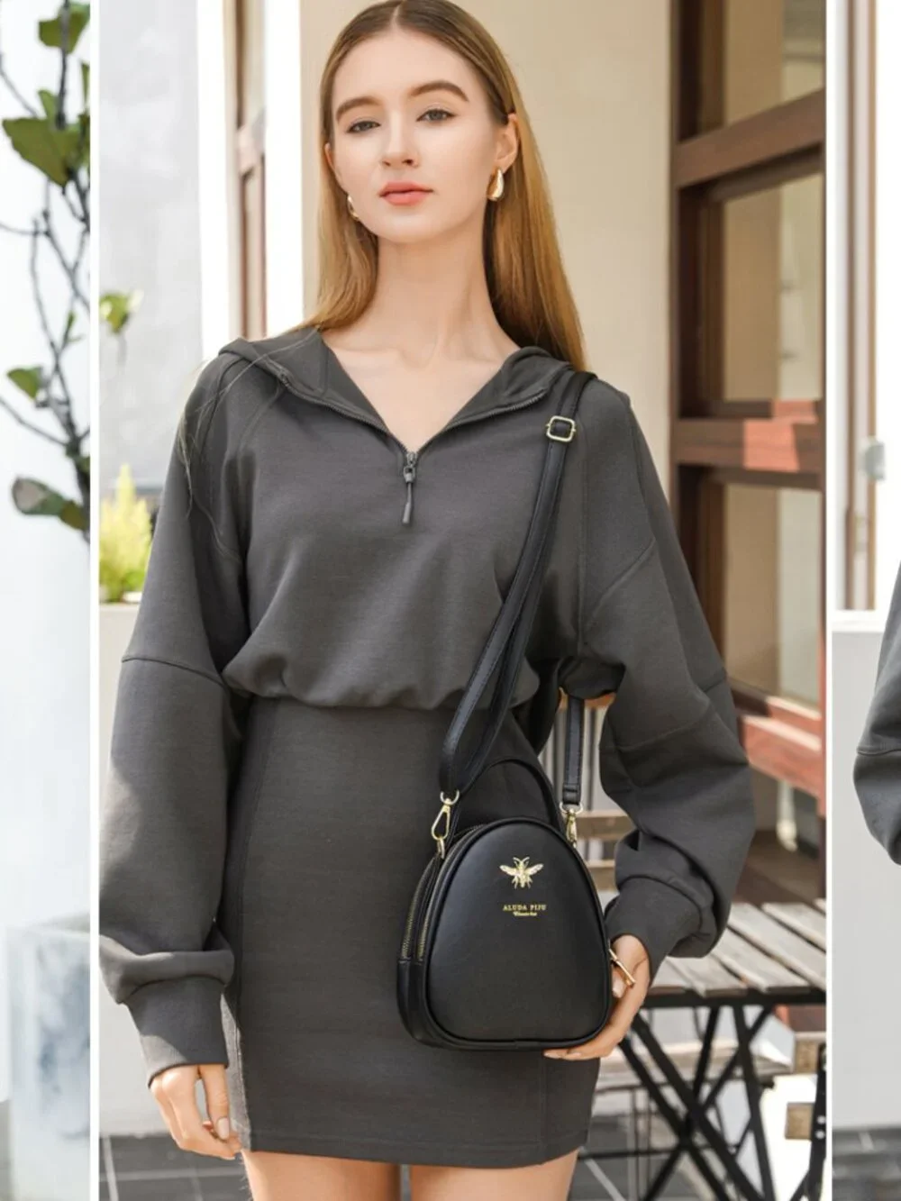 Small Crossbody Bag for Women Stylish Messenger Shoulder Bag Faux Leather